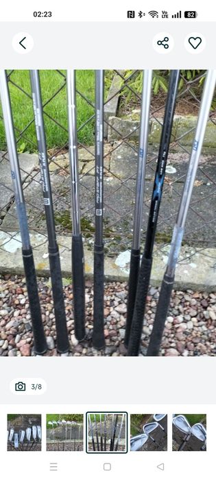 Kije golfowe Wilson i Callaway z torbą