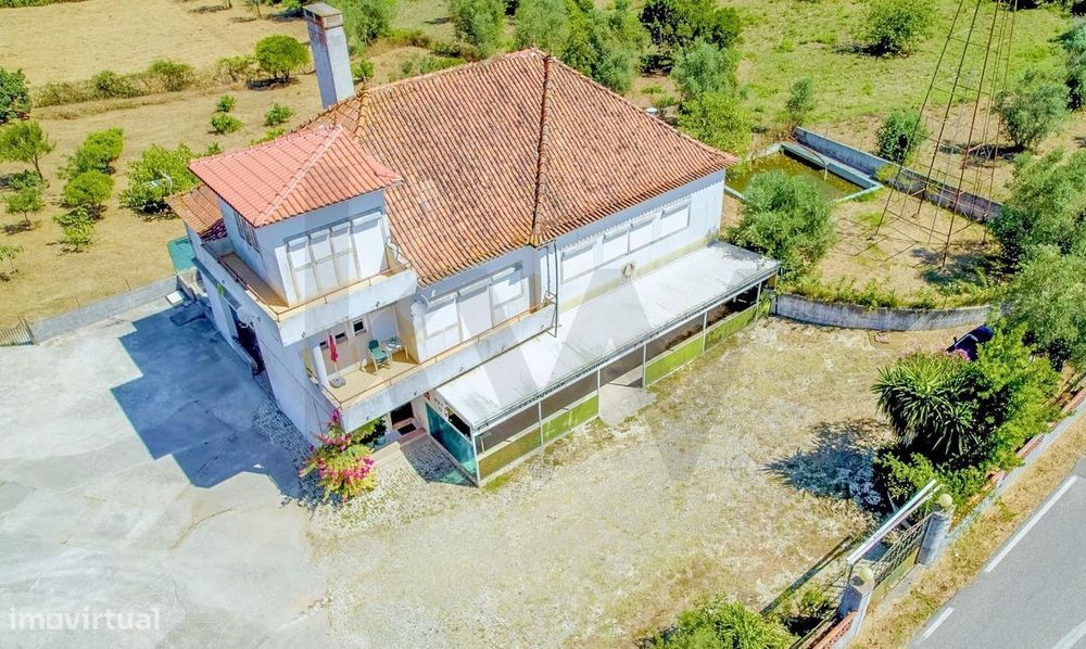 Quinta com 14.920m2 com Moradia T6 e Café em Tomar
