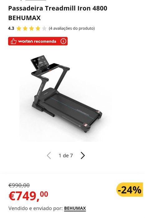 Passadeira de corrida