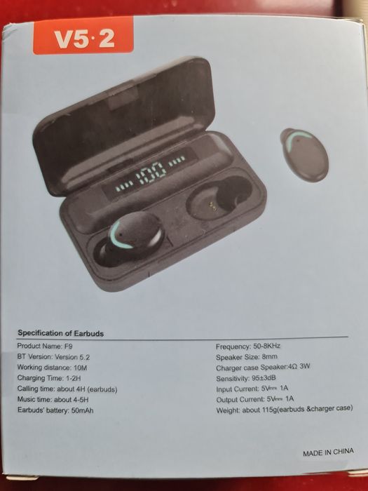 Auriculares Bluetooth 5.2