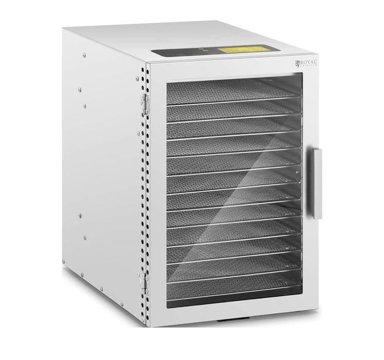 Професійна сушка / сушарка Royal Catering RCDA 500 / 45S  12 решіток 800W / Дегідратор
