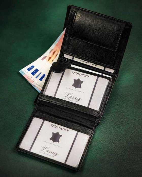 Zestaw skórzany portfel etui brelok 4U CAVALDI