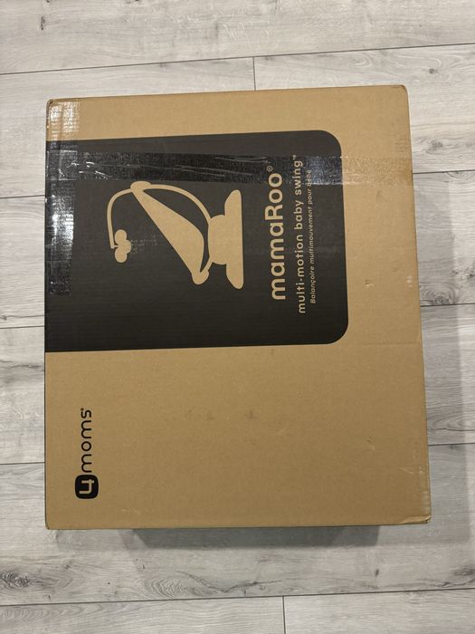 Крісло-гойдалка, заколисуючий центр, 4moms MamaRoo 5.0 Sage classic