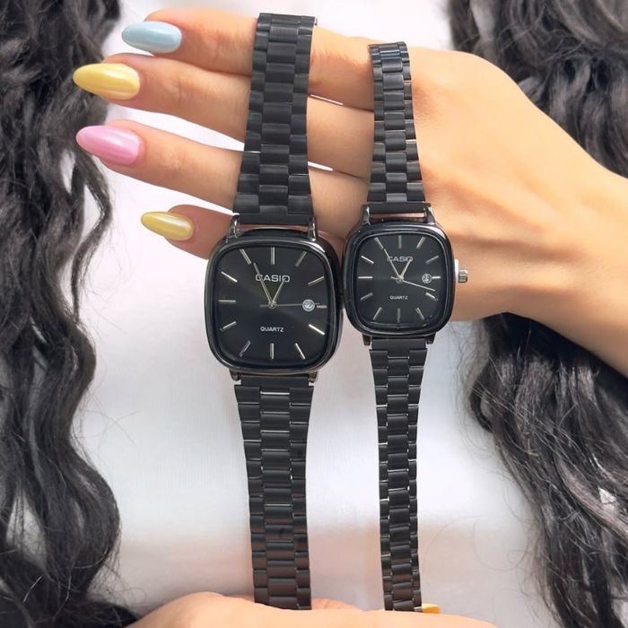 Парные часы Casio, подарочной набор мужские и женские часы Касио