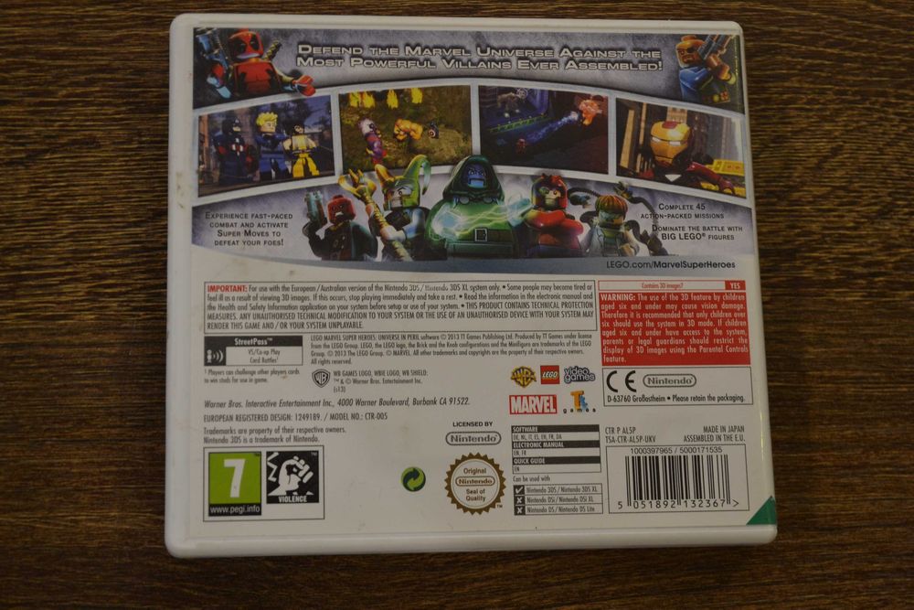 Lego Marvel  Super Heroes  Universe In Peril  3DS