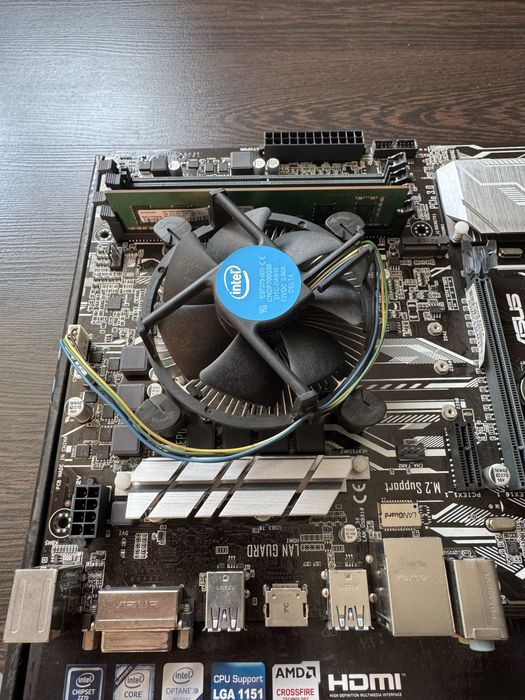 Asus Prime Z270-P + Intel Celeron G3900 2.8