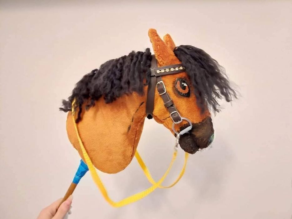 Oglowie westernowe z wędzidłem metal hobby horse