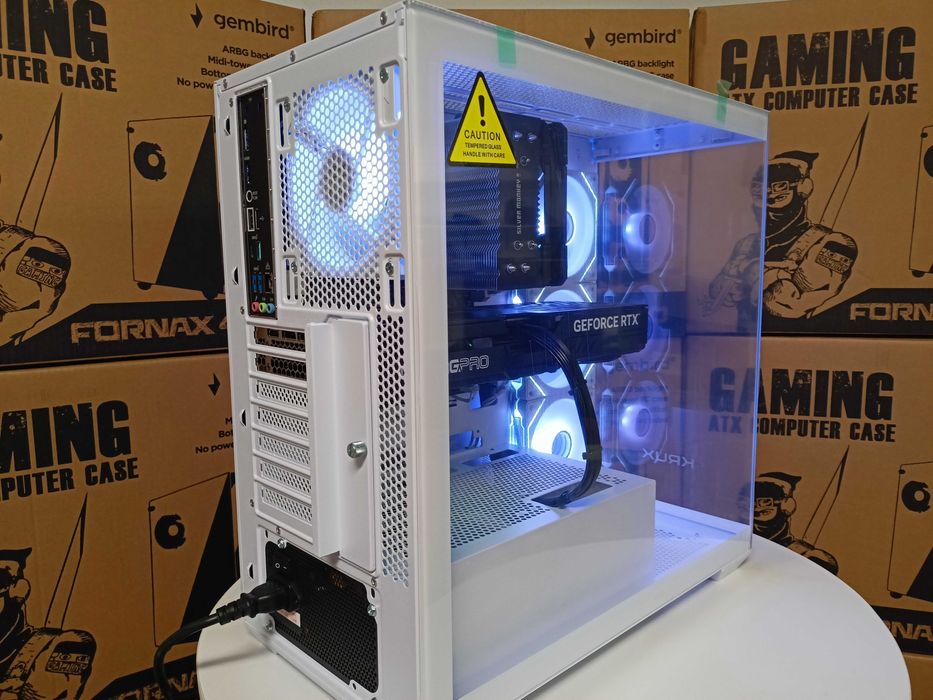 Nowy Komputer Gamingowy Ryzen 7 8700f Win11 32GB DDR5 2TB RTX 5070Ti