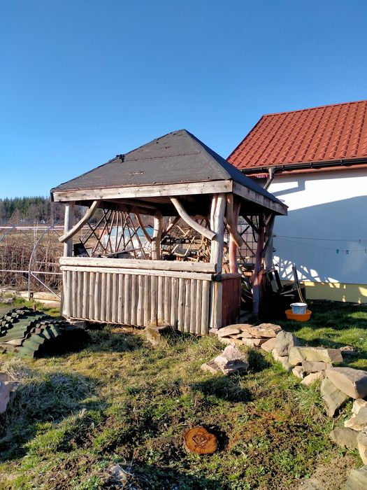 Altanka 3x3 z litego drewna