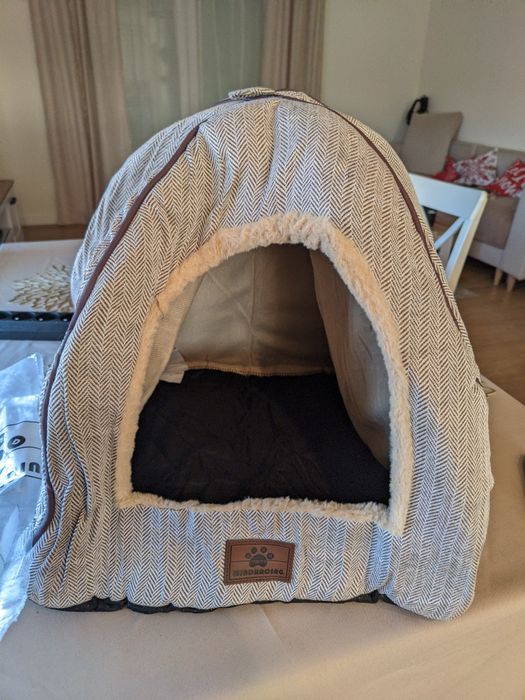 Domek buda legowisko dla kota wiadracing 45x45cm rozmiar L