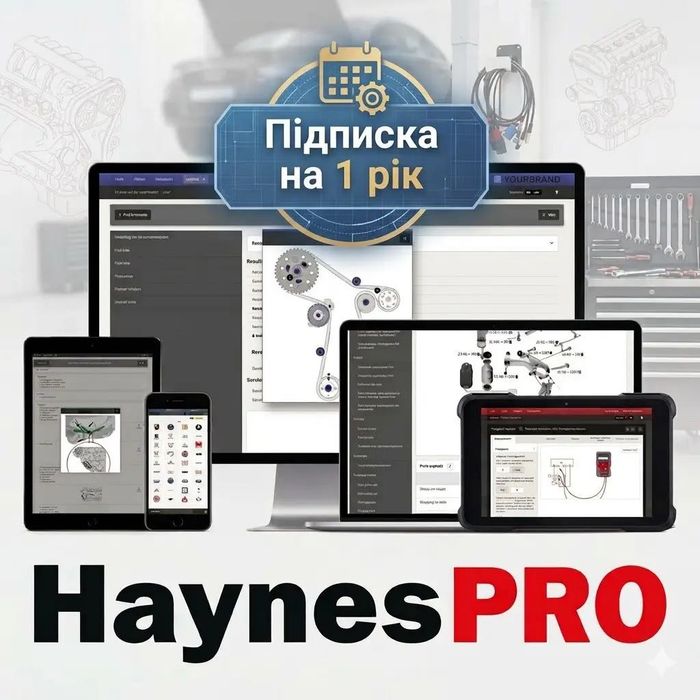 Database FIX (HaynesPro) Професійна база даних з ремонту та обслуговування авто (1 рік)