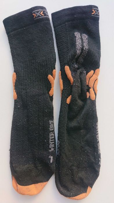 Носки X-SOCKS Winter Biking Black от X-BIONIC с шерстью мериноса ( merino wool )