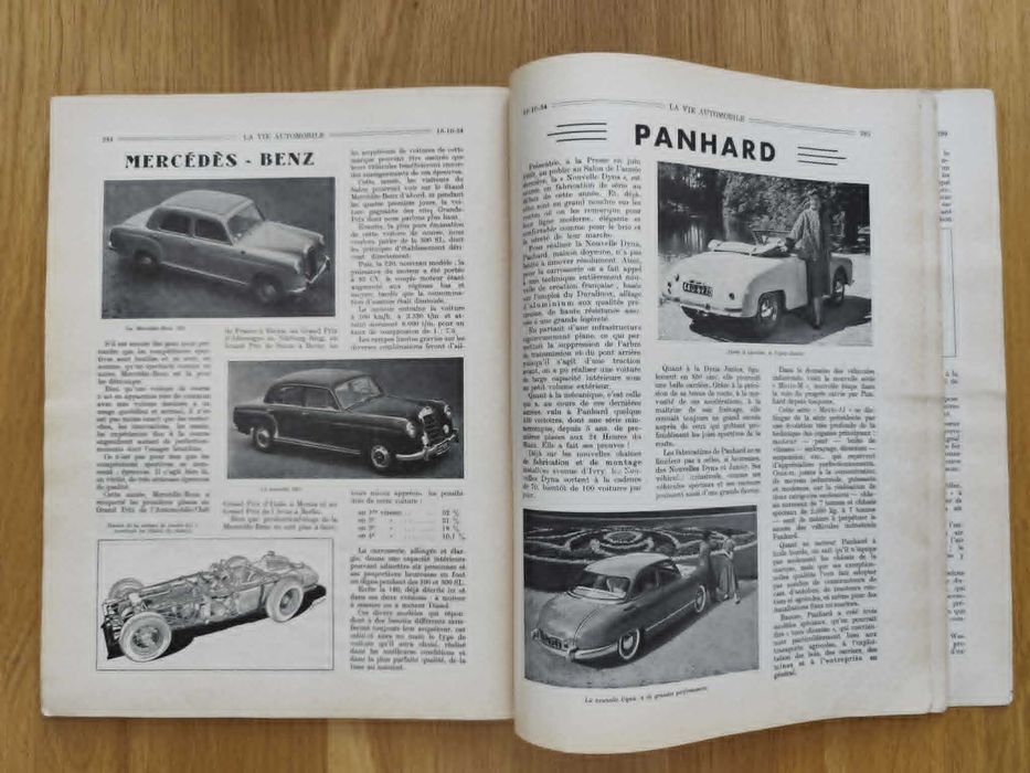 Czasopismo La Vie Automobile 1954