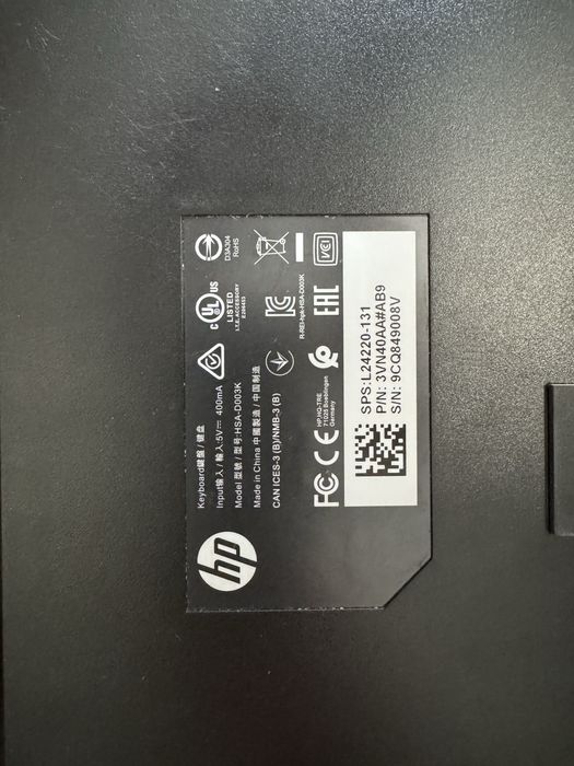 Teclado mecânico gaming HP