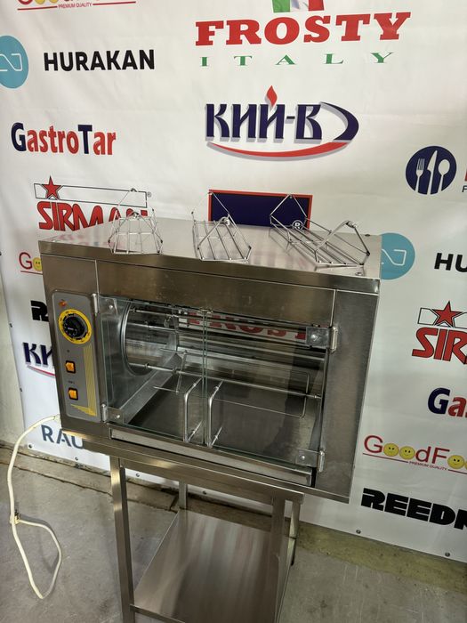 Гриль Для Кур Карусельний І Шампурний На 6 Курей!