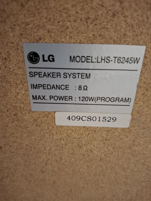 Sistema de som LG