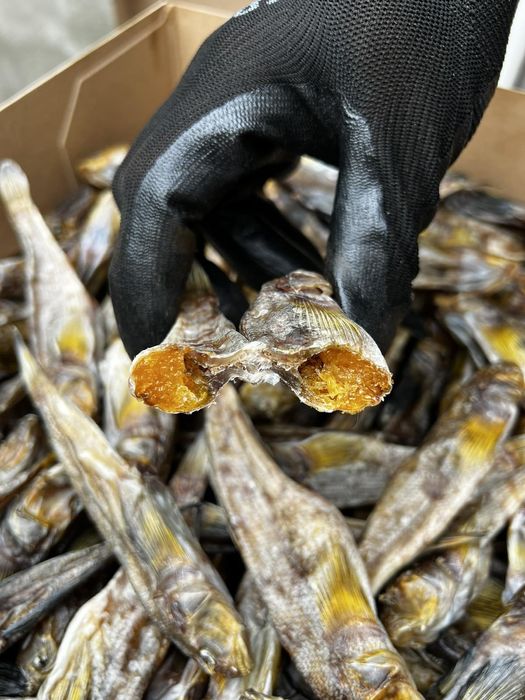 Бычок  вяленый  икрянчик.