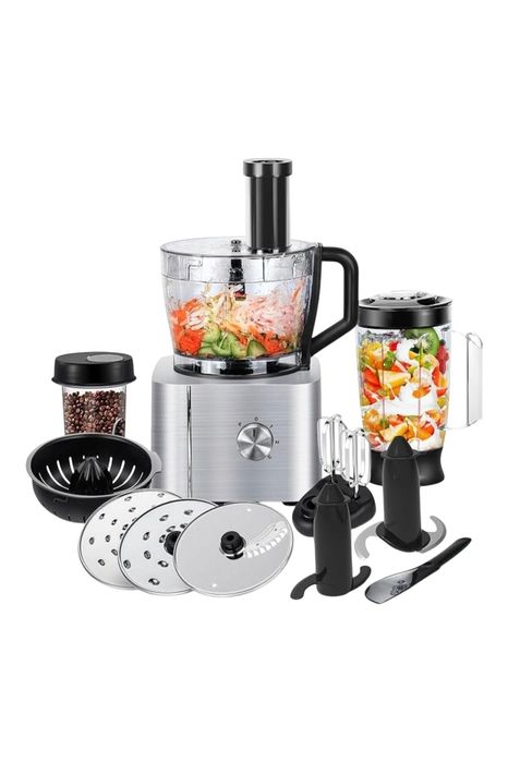 Wielofunkcyjny robot kuchenny SNDOAS 1100W – srebrny