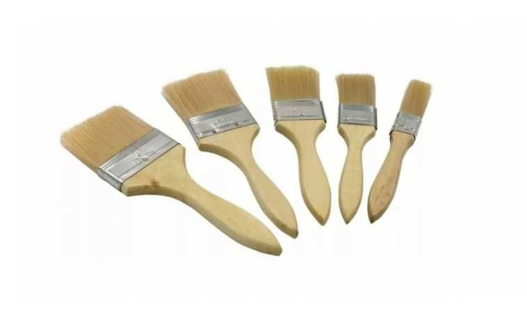 Zestaw pędzli pędzle malarskie 5szt płaskie