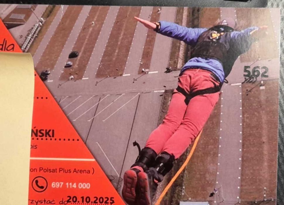 Voucher na pojedynczy skok z bungee w Gdańsku