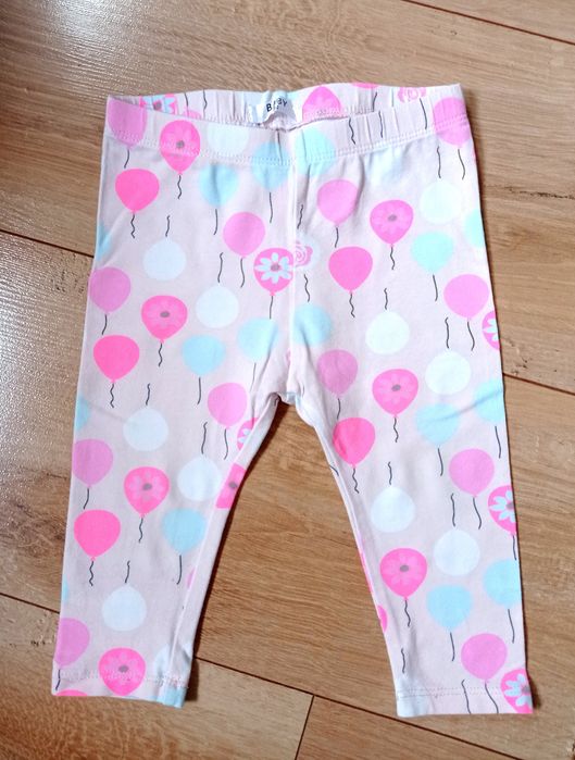 Legginsy różowe w baloniki 74