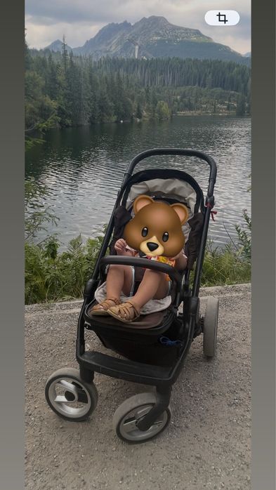 Mutsy Evo 2w1 gondola spacerówka śpiwór czekoladowy brązowy Wózek