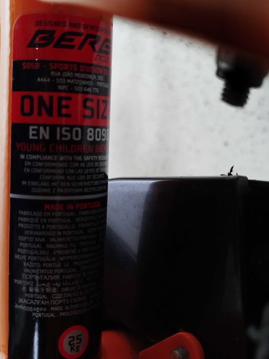 Bicicleta criança com rodinhas