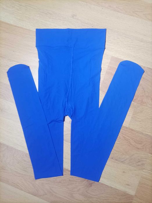 Rajstopy olejowe błękitne