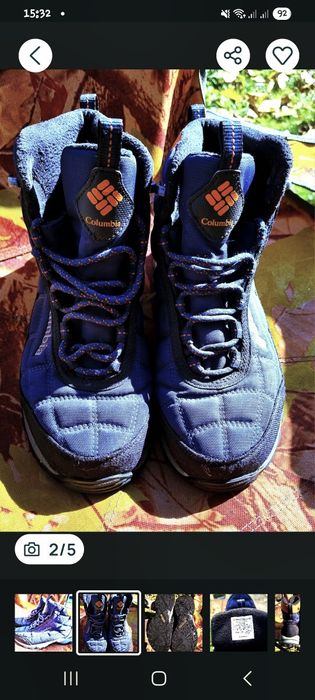 Ботинки зимние columbia