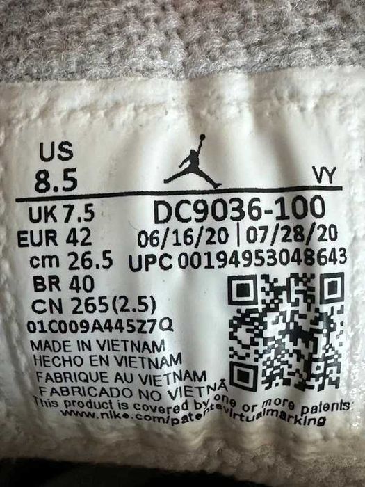 Buty męskie Nike Air Jordan 1 Low White Camo