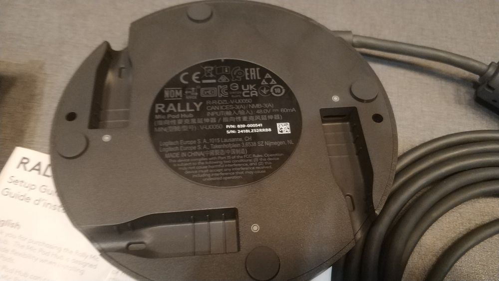 Logitech Rally Mic Pod Hub