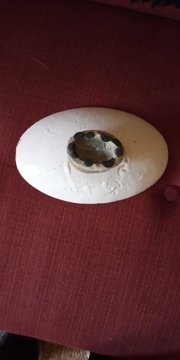 Pequena Travessa de Louça rústica com pé