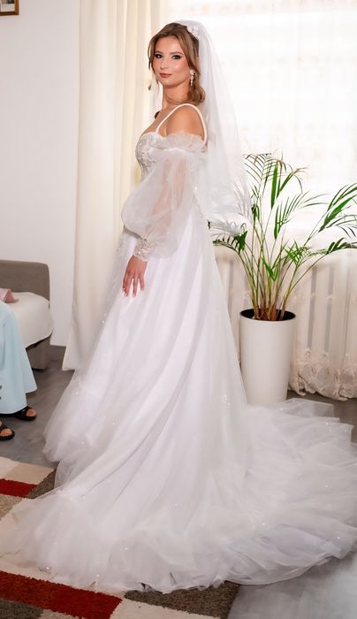 Suknia ślubna boho glamour
