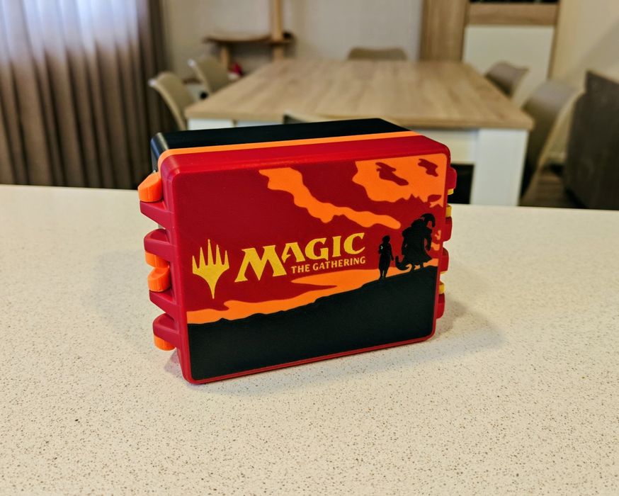 Caixa Magic The Gathering cartas e dados