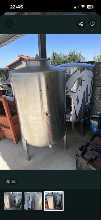 Cubas inox 500litros
