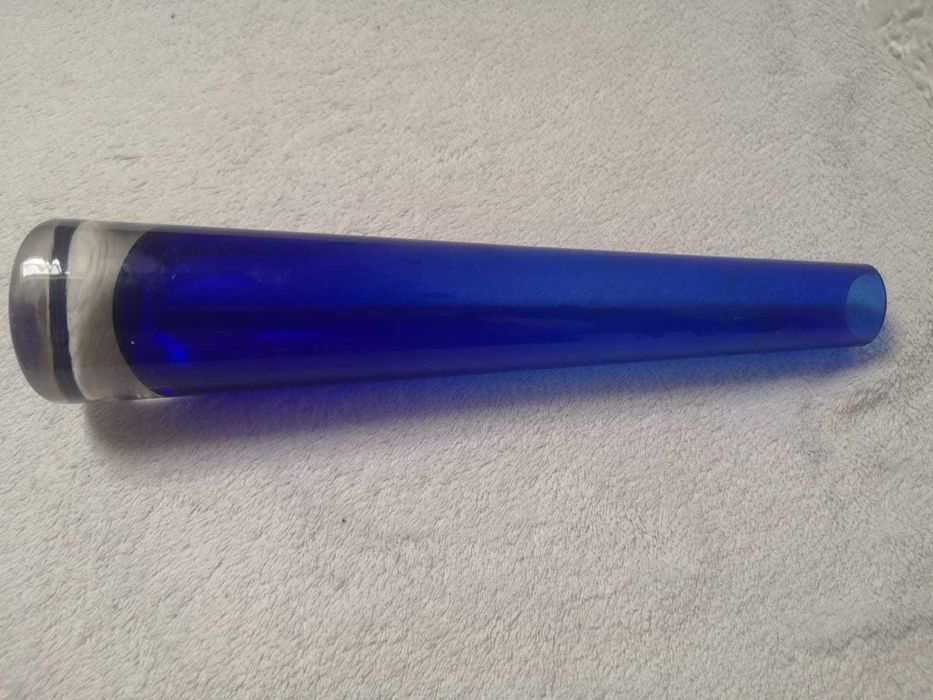 Wazon ze szkla kobaltowego 25 cm