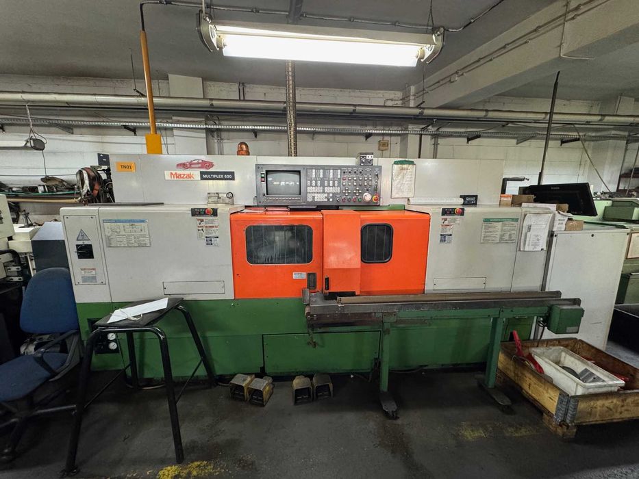 Mazak Multiplex 620 - tokarka z podajnikiem pręta