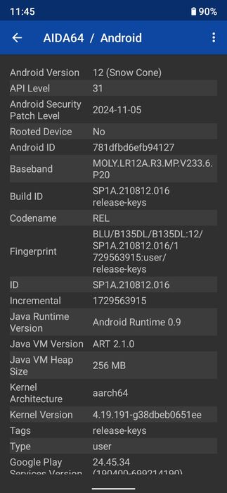 Обмен Смартфон Blu B135DL 12 android 3/32