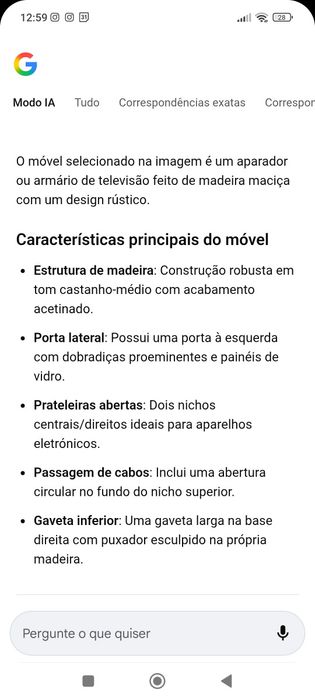 Aparador / Móvel televisão madeira maciça