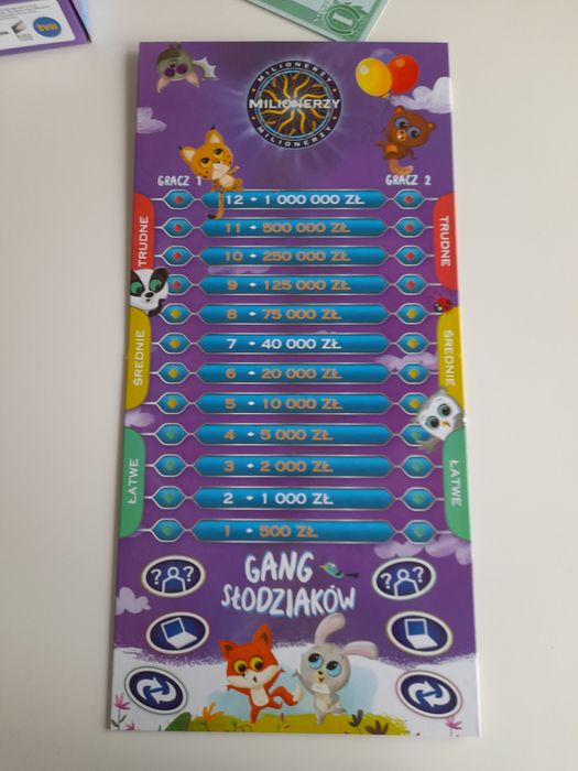 Gra "Gang Słodziaków" Milionerzy