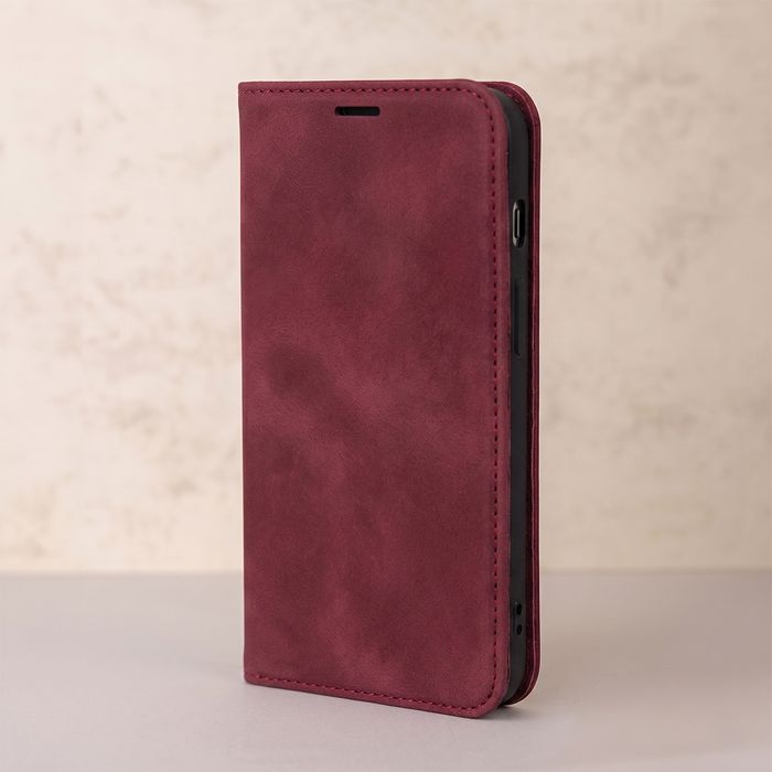 Etui Smart Suede do Google Pixel 11 / 11 Pro bordowe