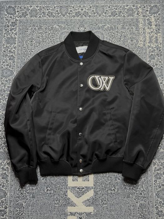 Off White Nylon Bomber