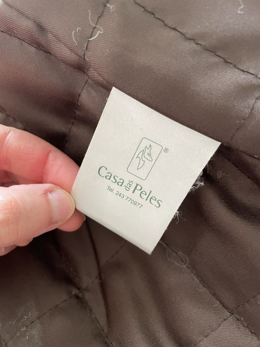 Casaco pele castanho Casa das Peles