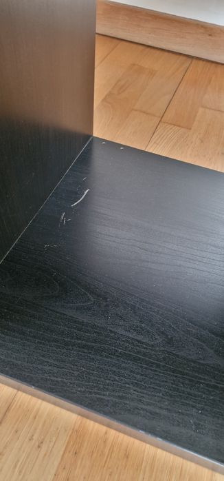 Cubo estante Kallax IKEA preto