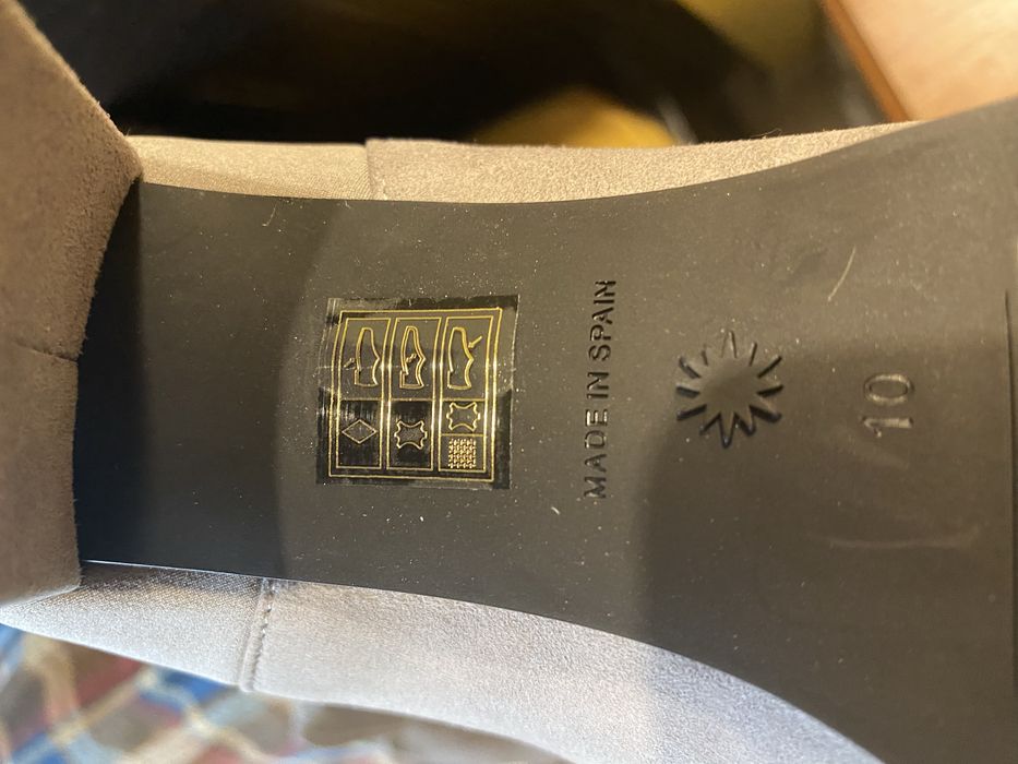 сапоги сірі батфорди