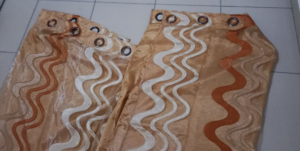 Cortinados com pano duplo