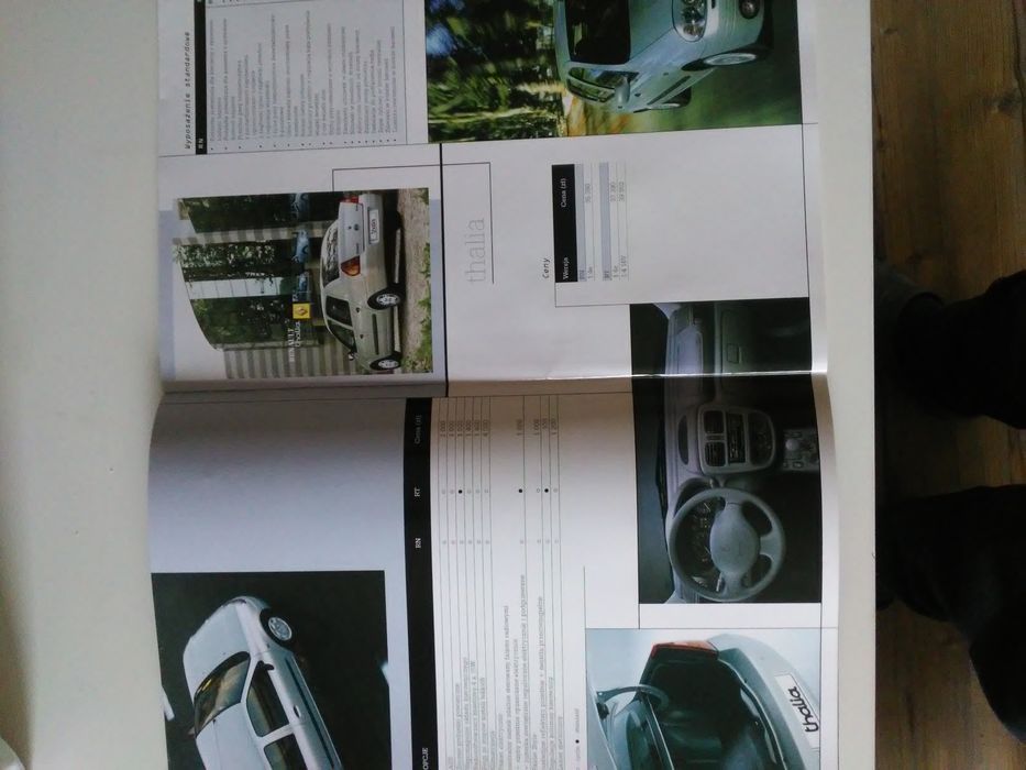 Prospekt samochodowy oferta Renault 2001r