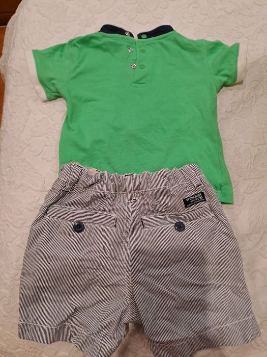 T-shirt + calção 3-6 M