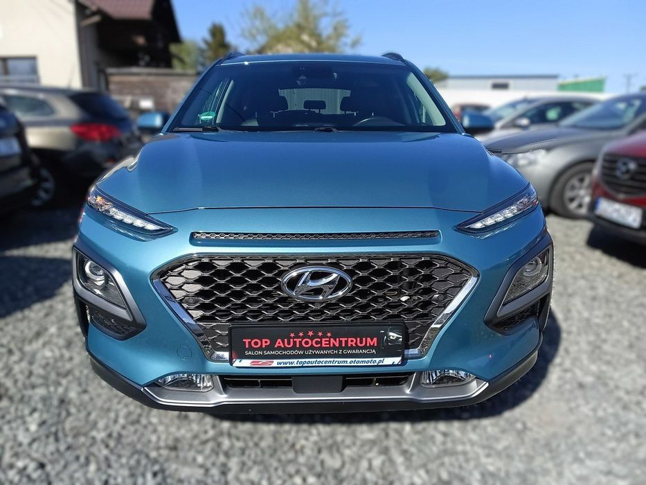 Hyundai Kona Premium 1.6 T-GDI 177 KM AWD Klimatronic Navi Android Kredyt Bez BIK