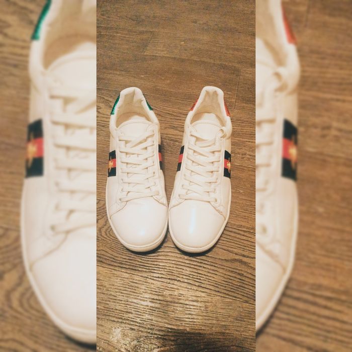 GUCCI белые кеды